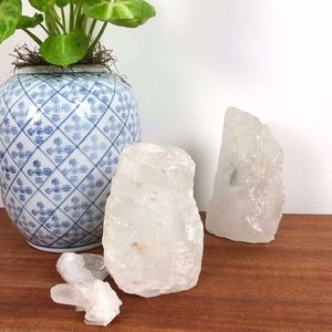 Clear Quartz Crystal Lamp